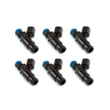 Injector Dynamics ID1300X Injectors - 48mm Length - 14mm Grey Top - 14mm Lower O-Ring - Set of 6 - 1300.48.14.14B.6