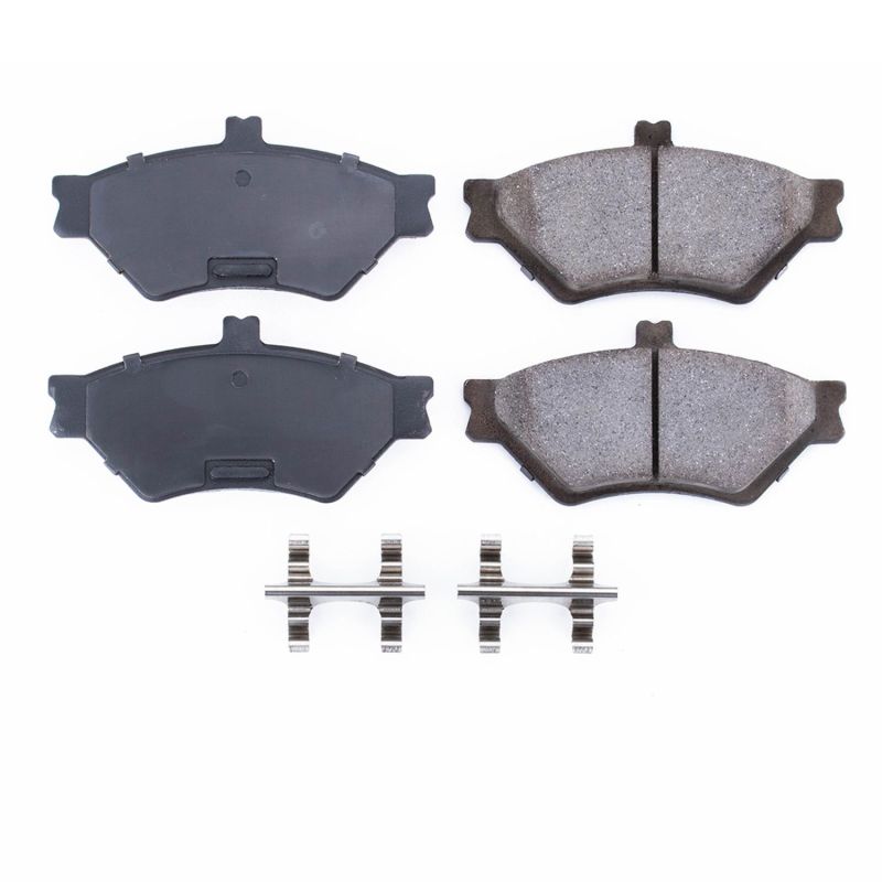 Power Stop 95-97 Ford Crown Victoria Front Z17 Evolution Ceramic Brake Pads w/Hardware PowerStop