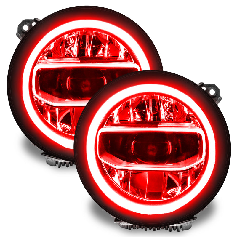 Oracle Jeep Wrangler JL/JT RGB+W Headlight DRL Upgrade Kit - ColorSHIFT w/ Simple Controller ORACLE Lighting