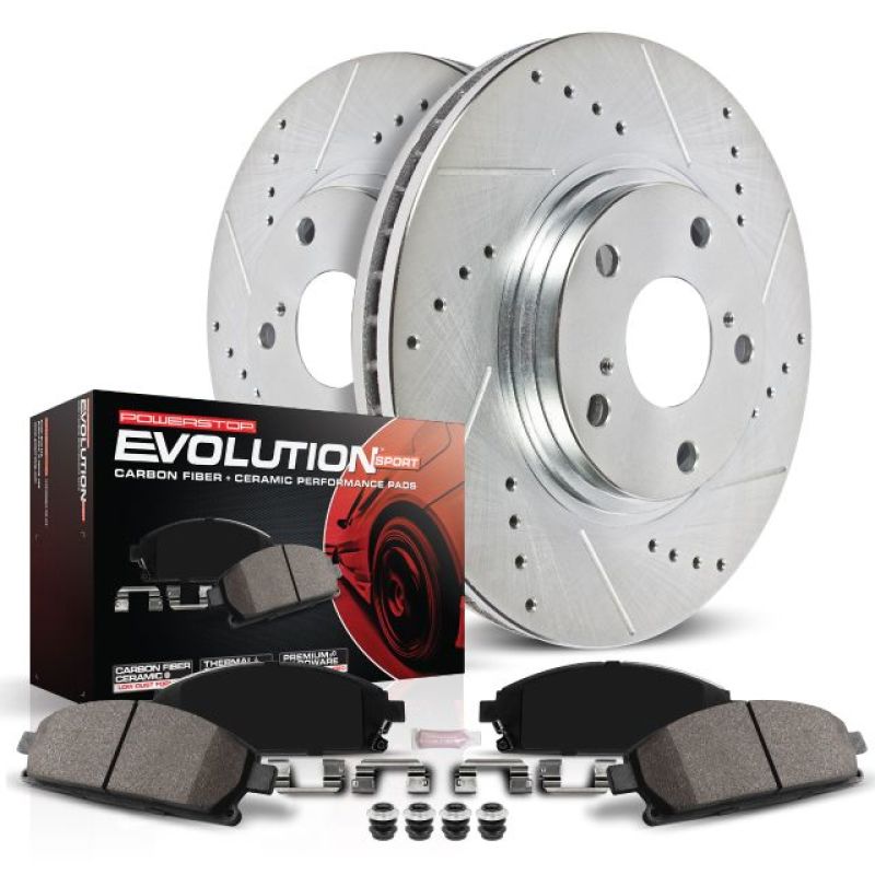 Power Stop 05-10 Chevrolet Cobalt Front Z23 Evolution Sport Brake Kit PowerStop