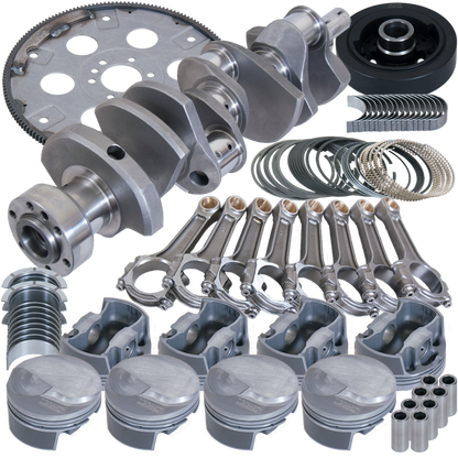 Eagle Chevy 454 1Pc 4.250in Crank 6.385in I-Beam Rods 4.280in Pistons 168 Tooth FP Balanced Assembly