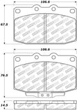 StopTech Street Disc Brake Pads - 305.03310