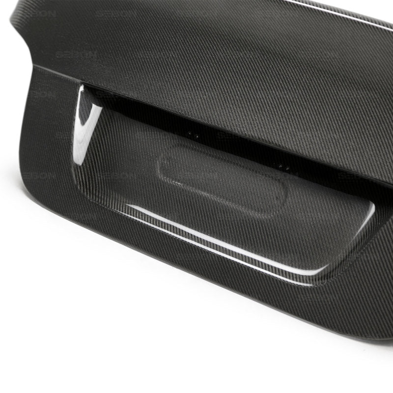 Seibon CSL-style carbon fiber trunk lid for 2004-2010 BMW E60 (U.S. Plates) - TL0407BMWE60-C