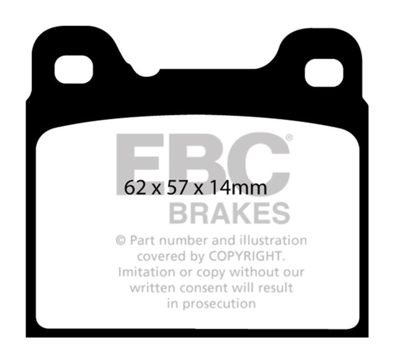 EBC YellowStuff Rear Brake Pads - DP41043R