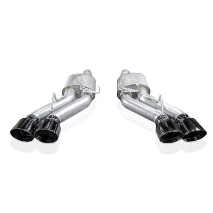 Stainless Works 22-25 Cadillac CT5-V Blackwing Axleback Exhaust - Black Chrome Tips