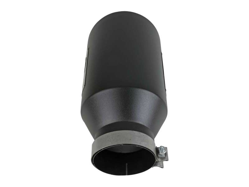 aFe Power Universal 5in Inlet 8in Outet MACH Force-XP Clamp-On Exhaust Tip - Black aFe