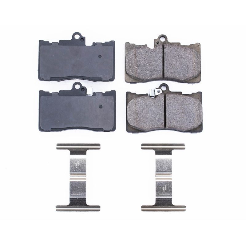 Power Stop 07-11 Lexus GS350 Front Z17 Evolution Ceramic Brake Pads w/Hardware PowerStop