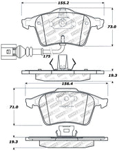 Load image into Gallery viewer, StopTech Premium Ceramic Front Brake Pads - 308.09153