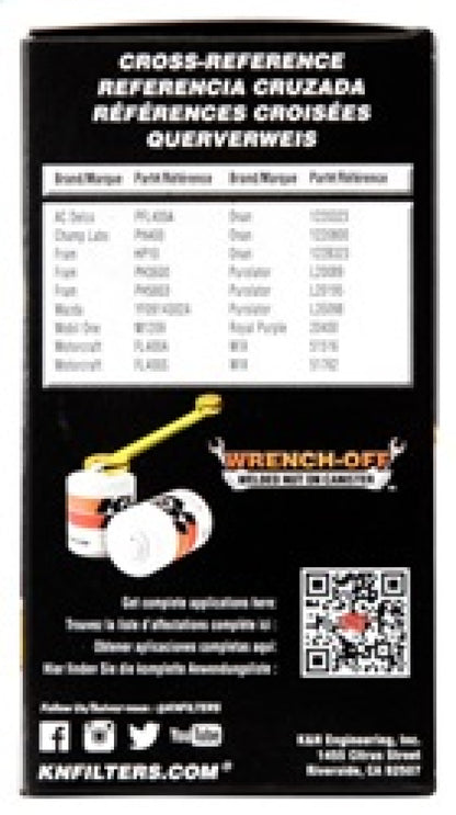 K&N 03-05 Neon SRT-4 / Lotus Elise Performance Gold Oil Filter K&N Engineering