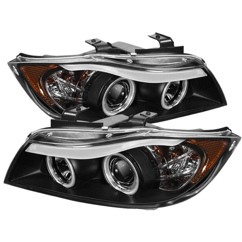 Spyder BMW E90 3-Series 06-08 4DR Projector CCFL Halo - Eyebrow Bulb Blk- PRO-YD-BMWE9005-CCFL-BK SPYDER