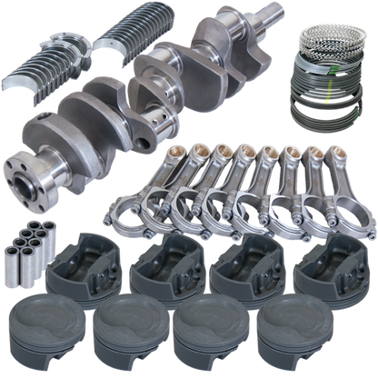 Eagle Ford 289/302 3.400in Crank 5.400in I-Beam Rods -16cc 4.125in Pistons Rotating Assembly
