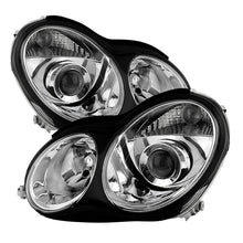 Load image into Gallery viewer, Xtune Mercedes W203 C Class Sedan 01-05 Projector Headlights -Chrome PRO-JH-MBW203-C SPYDER