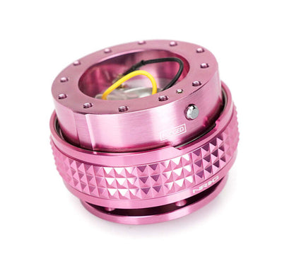 NRG Quick Release Kit - Pyramid Edition - Pink Body / Pink Pyramid Ring - SRK-210PK-PK