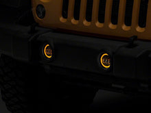 Load image into Gallery viewer, Raxiom 07-18 Jeep Wrangler JK Axial Series Halo LED Fog Lights- Amber