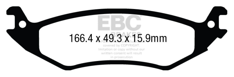 EBC YellowStuff Rear Brake Pads - DP43003R