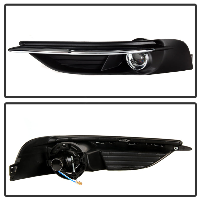 Spyder Chrysler 200 2011-2014 OEM Fog Light W/Universal Switch- Clear FL-C20011-C SPYDER