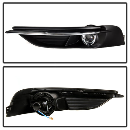 Spyder Chrysler 200 2011-2014 OEM Fog Light W/Universal Switch- Clear FL-C20011-C SPYDER