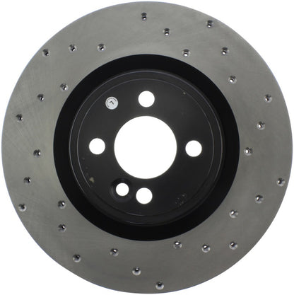 StopTech Sport Cross Drilled Brake Rotor - Front Right Stoptech
