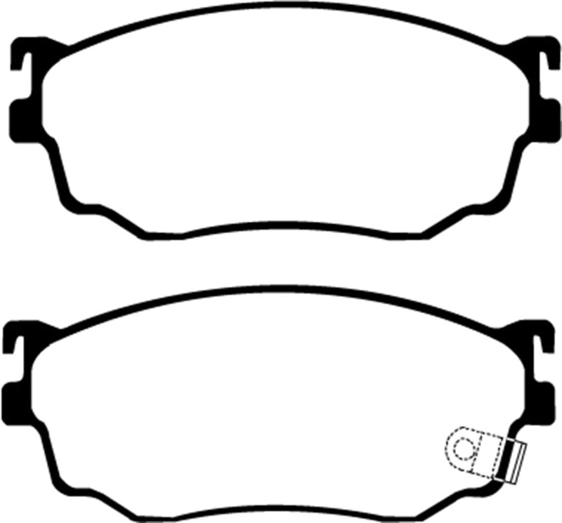 EBC Ultimax2 Front Brake Pads - UD755 EBC