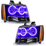 Oracle Lighting 07-14 Chevrolet Tahoe Pre-Assembled LED Halo Headlights -UV/Purple