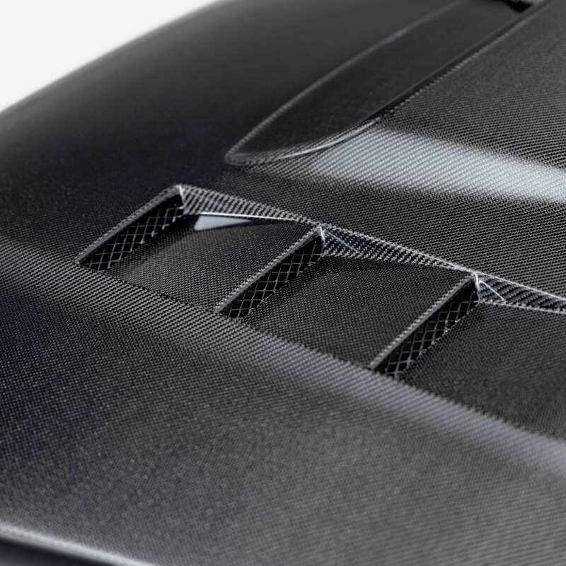 Seibon HD05TYTA-TS Carbon Fiber TS-Style Hood for 2005–2011 Toyota Tacoma