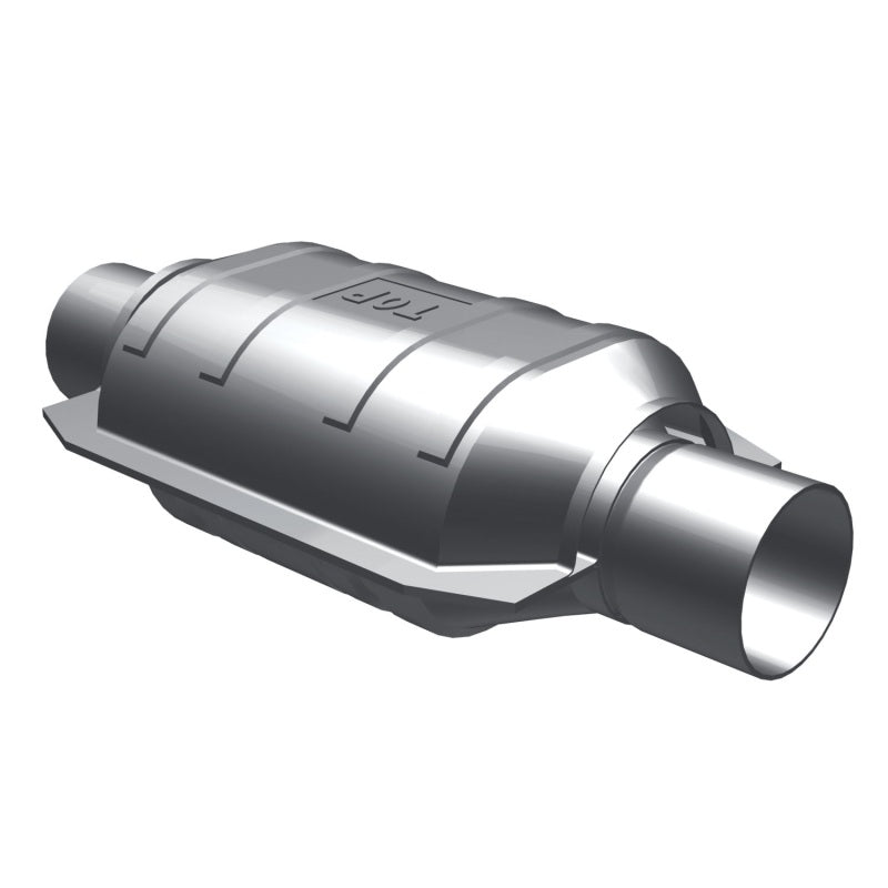 MagnaFlow Conv Univ 2.25 inch Inlet/Outlet Center/Center Oval (CA OBDII) Magnaflow