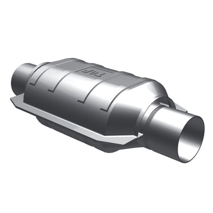 MagnaFlow Conv Univ 2.25 inch Inlet/Outlet Center/Center Oval (CA OBDII) Magnaflow