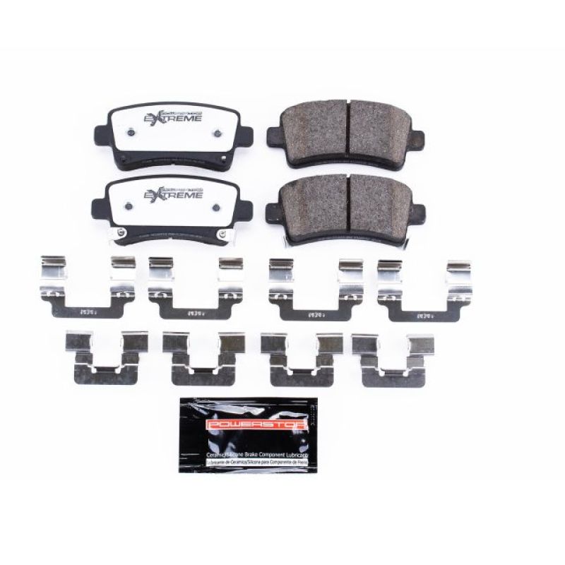 Power Stop 2010 Buick Allure Rear Z26 Extreme Street Brake Pads w/Hardware PowerStop