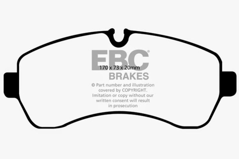 EBC Ultimax2 Front Brake Pads - UD1268 EBC