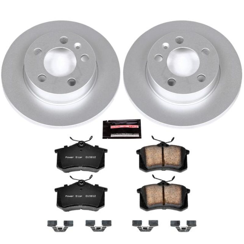 Power Stop 00-06 Audi TT Quattro Rear Z23 Evolution Sport Coated Brake Kit PowerStop