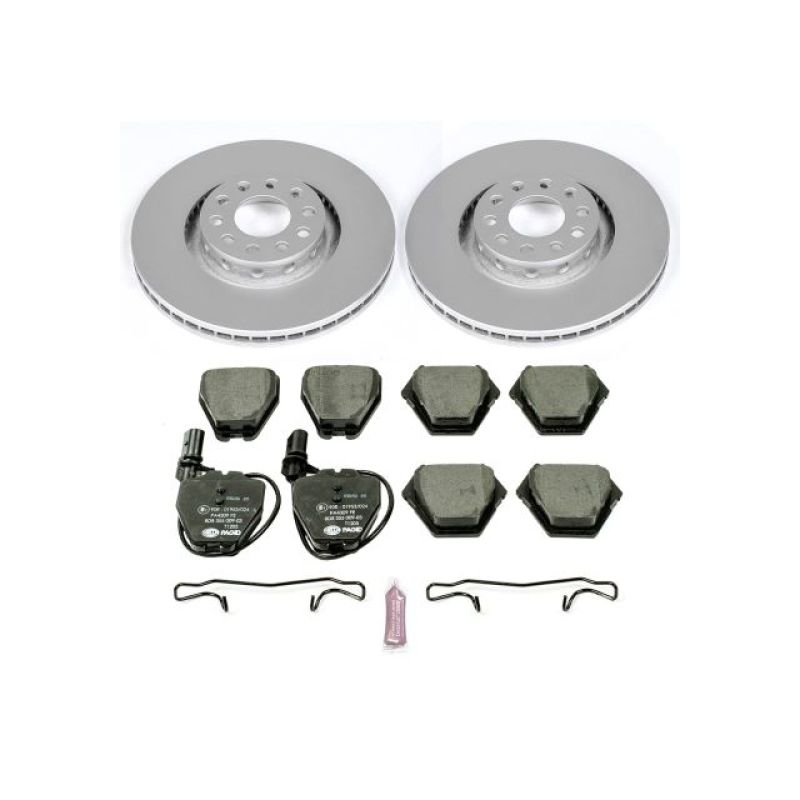 Power Stop 02-04 Volkswagen Passat Front Euro-Stop Brake Kit PowerStop