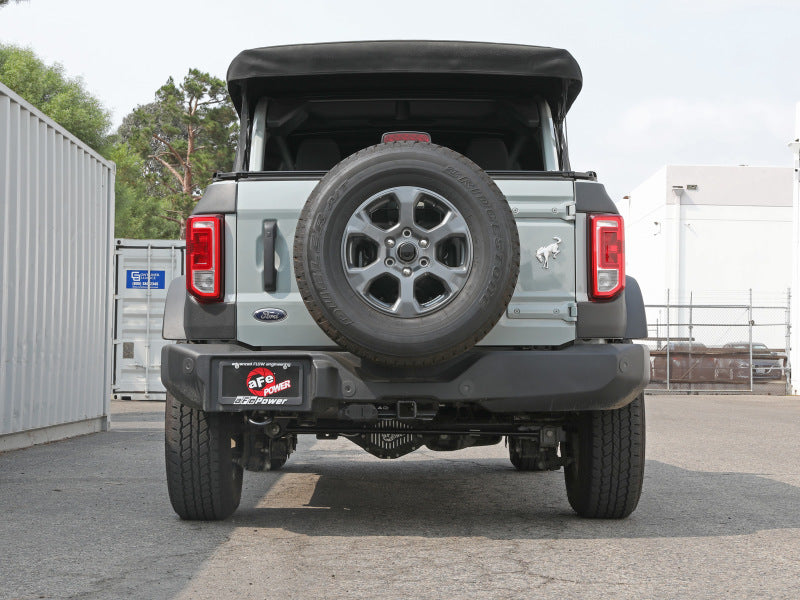 aFe Apollo GT Series 3in 409SS Cat-Back Ford Bronco 2021 L4 2.3L/V6 2.7L - Polished aFe