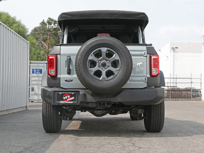 aFe Apollo GT Series 3in 409SS Cat-Back Ford Bronco 2021 L4 2.3L/V6 2.7L - Polished aFe