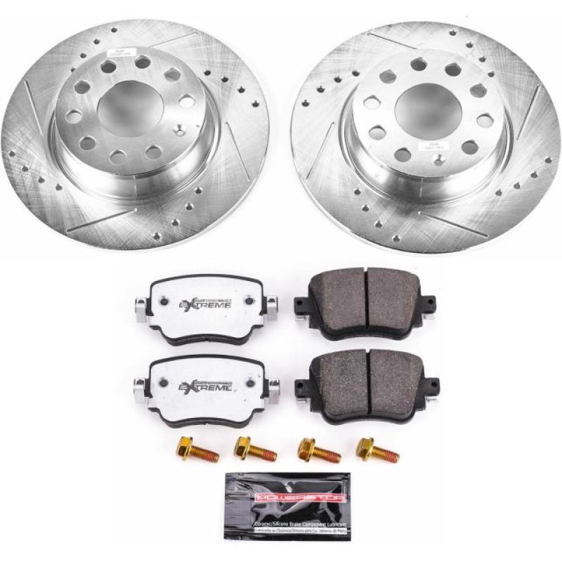 Power Stop 15-18 Volkswagen GTI Front & Rear Euro-Stop Brake Kit