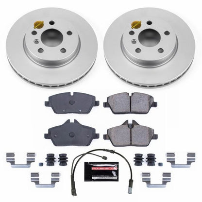 Power Stop 14-16 Mini Cooper Front Z23 Evolution Sport Coated Brake Kit PowerStop