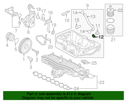 Genuine OEM Volvo Drain Plug Gasket (977751) X1