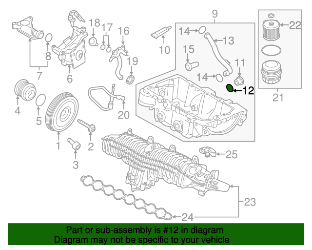 Genuine OEM Volvo Drain Plug Gasket (977751) X1