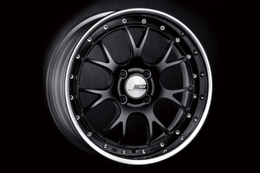 SSR Professor MS3R 17x10.5 4x100 ET+30 SL Flat Black *SPECIAL ORDER-NO RETURN/CANCELLATION*