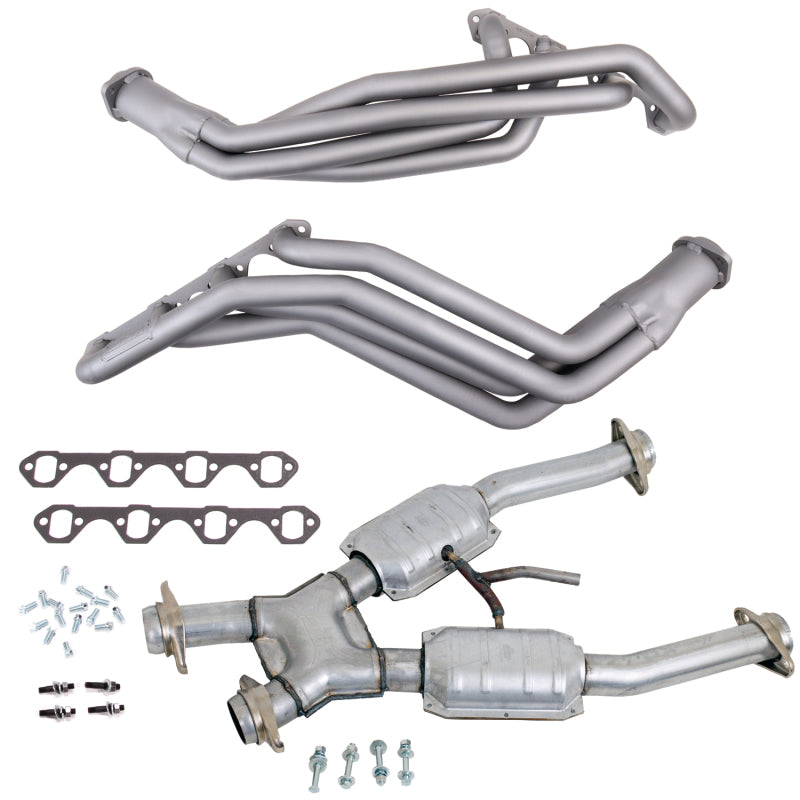 BBK 94-95 Ford Mustang 5.0L 1-5/8 Long Tube Headers w/High Flow Catted X-Pipe (Ti Ceramic) BBK