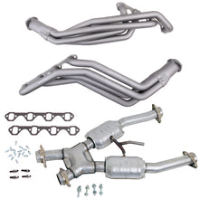 Load image into Gallery viewer, BBK 94-95 Ford Mustang 5.0L 1-5/8 Long Tube Headers w/High Flow Catted X-Pipe (Ti Ceramic)