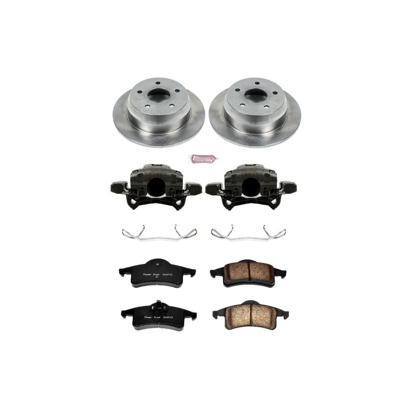 Power Stop 99-04 Jeep Grand Cherokee Rear Autospecialty Brake Kit w/Calipers PowerStop