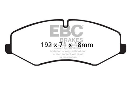 EBC Extra Duty Front Brake Pads - ED92060 EBC