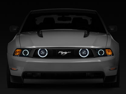 Raxiom 05-12 Ford Mustang GT LED Halo Fog Lights (Smoked)