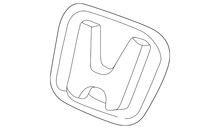 Load image into Gallery viewer, Genuine OEM Honda CIVIC EG4 EG6 SIR 92-95 Front Emblem (75700-SR3-000) X1