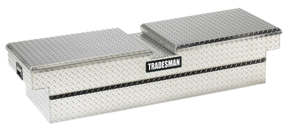 Tradesman Aluminum Economy Cross Bed Truck Tool Box (70in./Side Opening) - Brite Tradesman