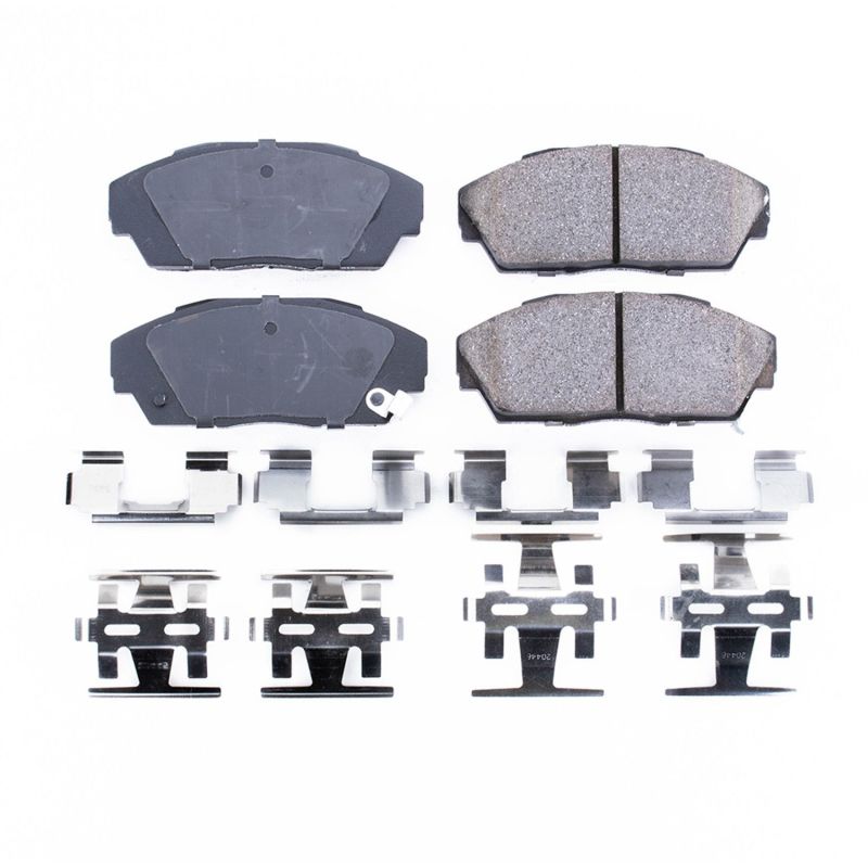 Power Stop 90-93 Acura Integra Front Z17 Evolution Ceramic Brake Pads w/Hardware PowerStop