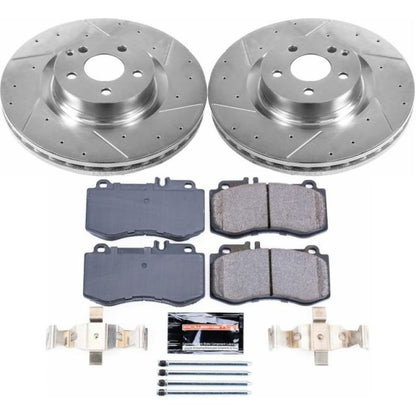 Power Stop 10-16 Mercedes-Benz E350 Front Z23 Evolution Sport Brake Kit PowerStop