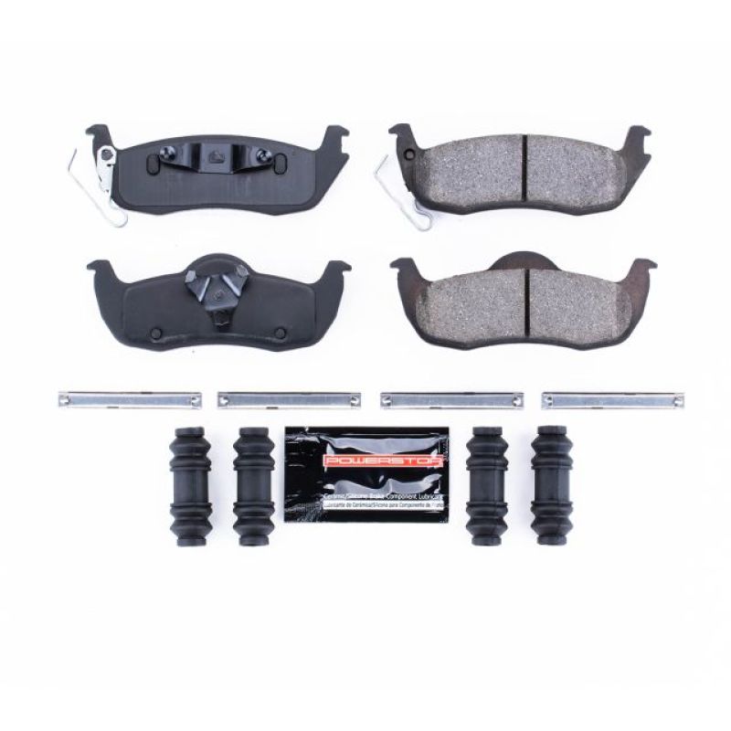 Power Stop 06-10 Jeep Commander Rear Z23 Evolution Sport Brake Pads w/Hardware PowerStop