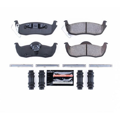 Power Stop 06-10 Jeep Commander Rear Z23 Evolution Sport Brake Pads w/Hardware PowerStop