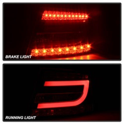 Spyder Audi A6 05-08 4Dr Sedan Only Version 2 Light Bar LED Tail Lights Blk ALT-YD-AA605V2-LBLED-BK SPYDER